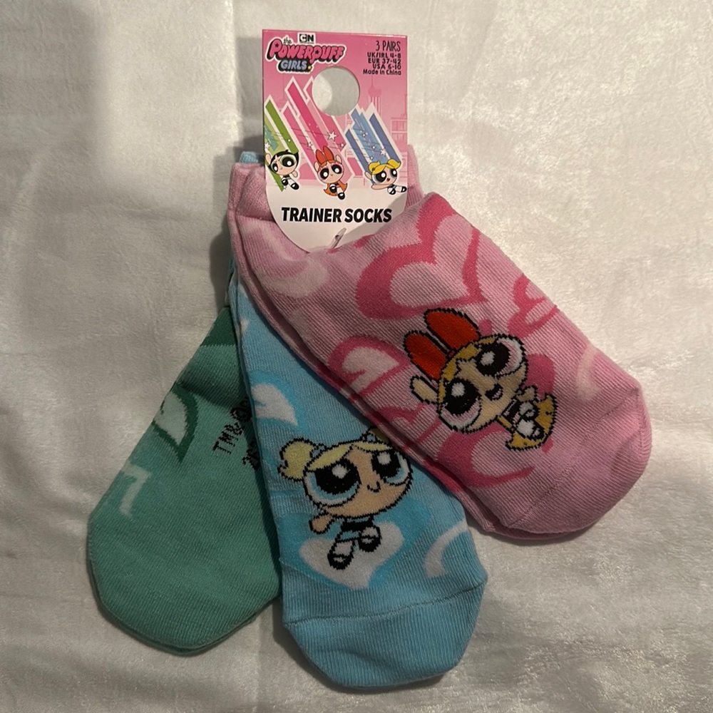 Power, puff girls, socks
